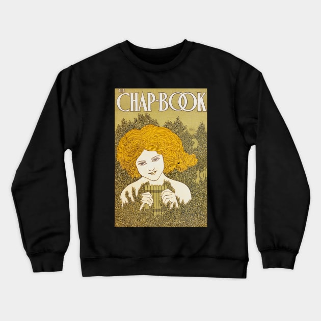 Magazine Cover - The Chap Book Crewneck Sweatshirt by CozyCanvas